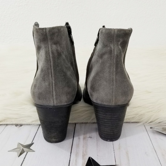 Paul Green Delgado gray suede ankle boots UK 8 - Picture 4 of 7